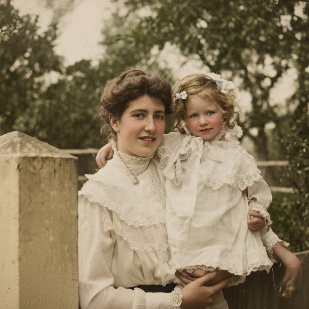 Old photo restoration after example 4